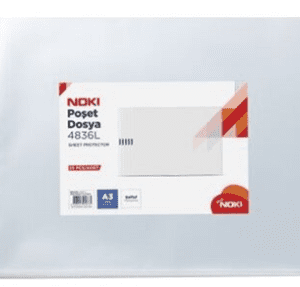 Noki Poşet Dosya A3 Yatay 25'Li (90 Mıc)